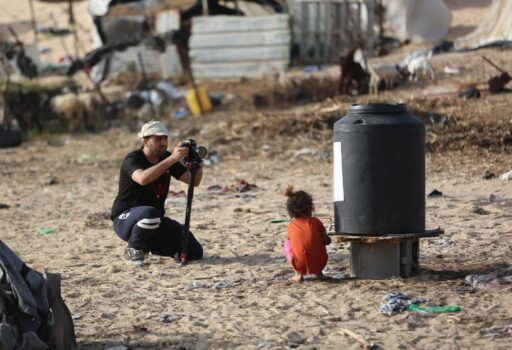 Fotograf im Gazastreifen